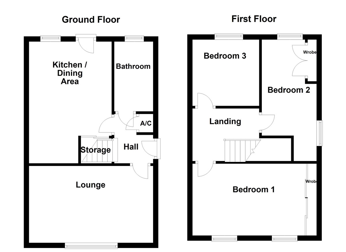 Floorplan for Wigford Road, Dosthill