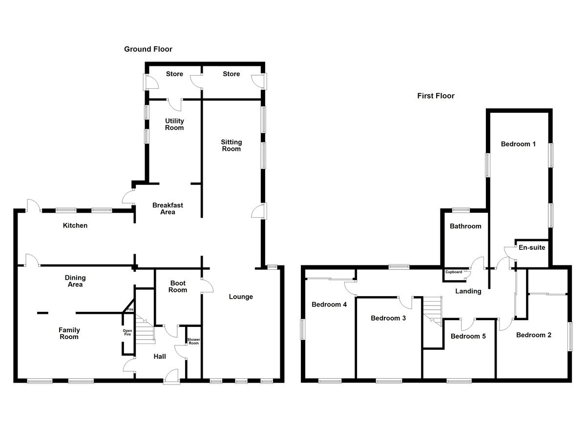 Floorplan for The Square, Elford