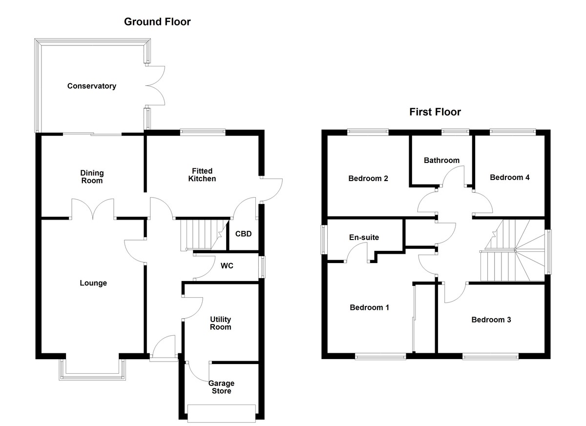 Floorplan for Abbey Road, Abbotsgate