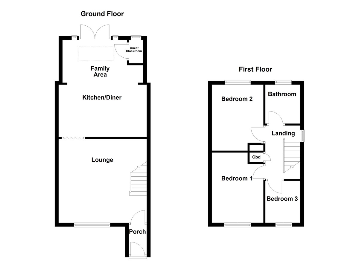 Floorplan for Drayton Lane, Drayton Bassett