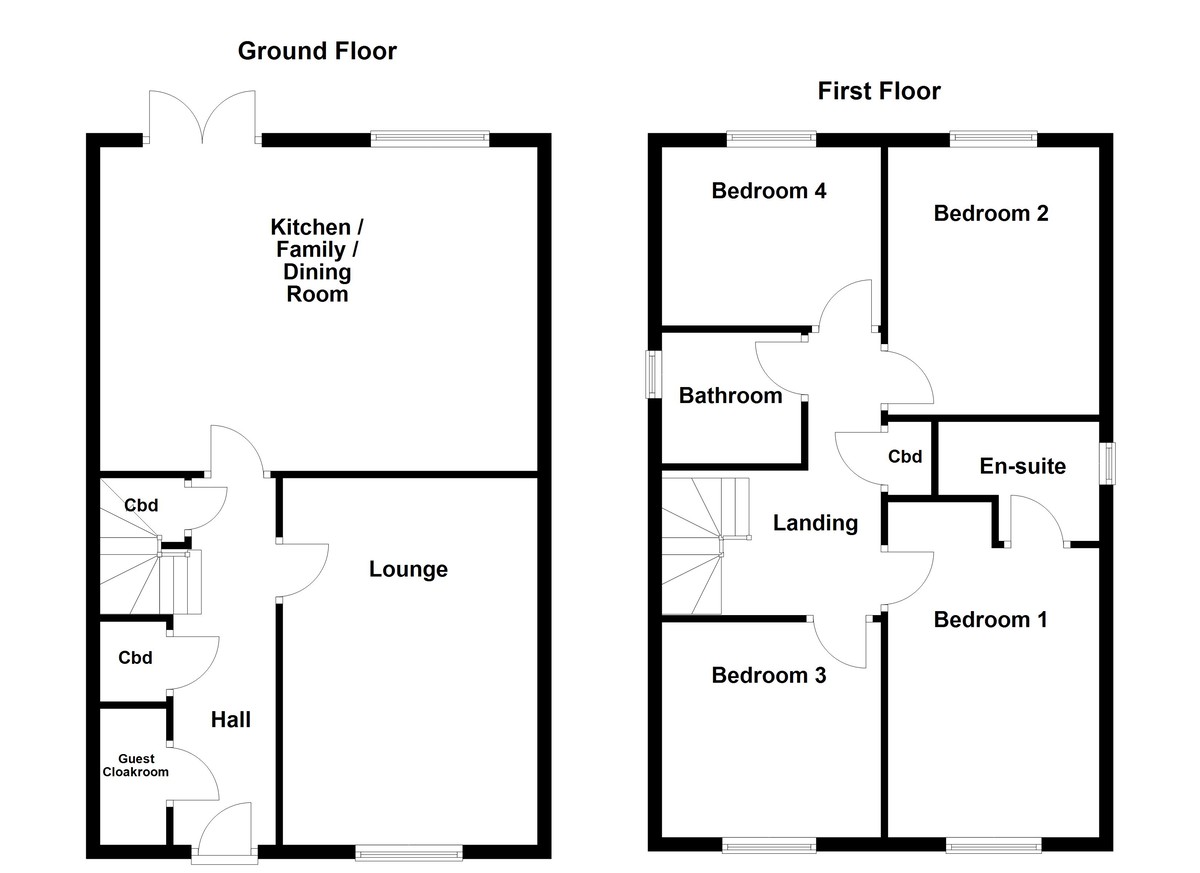 Floorplan for Austen Drive, Tamworth