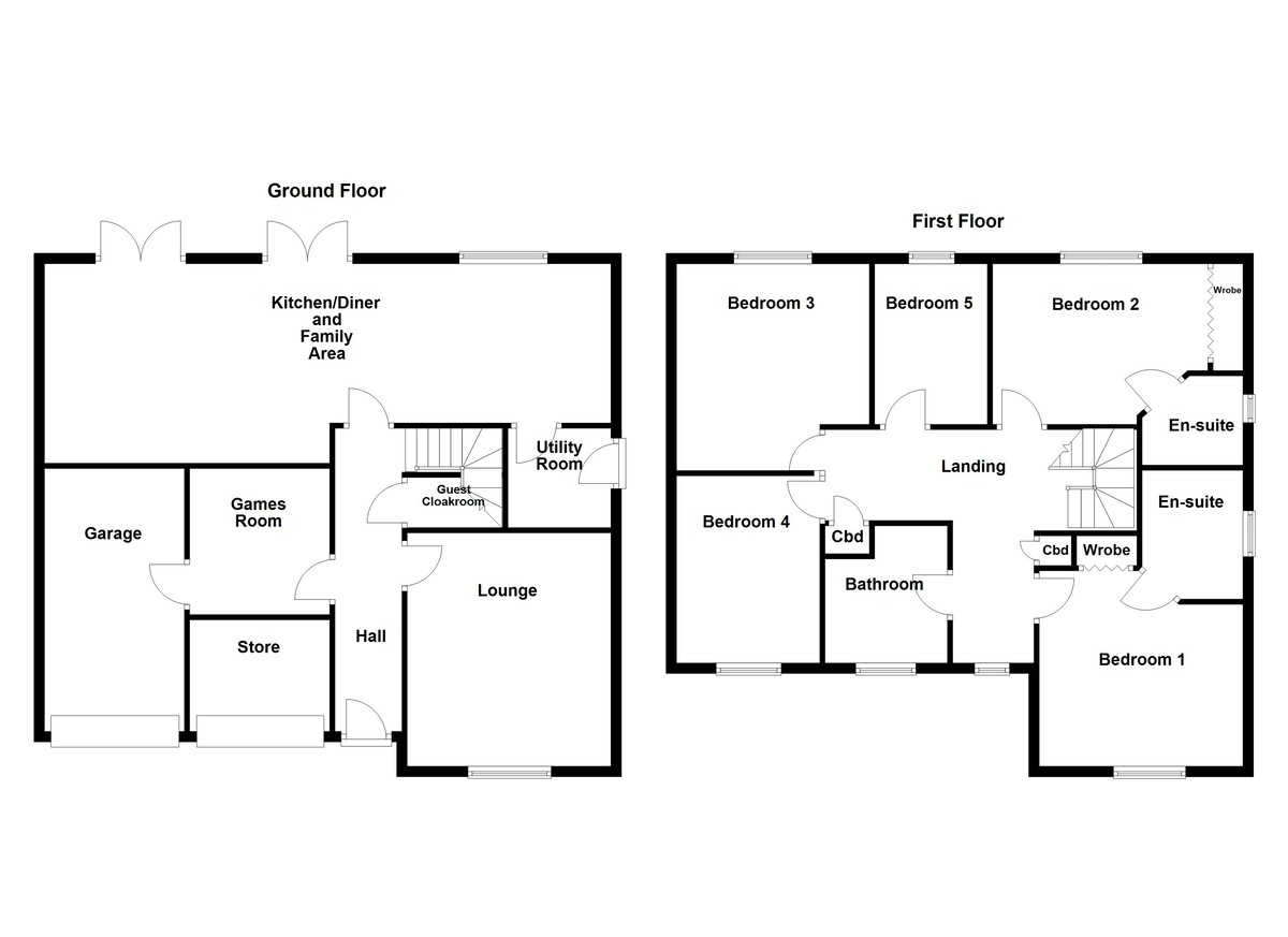 Floorplan for Fisher Close, Tamworth