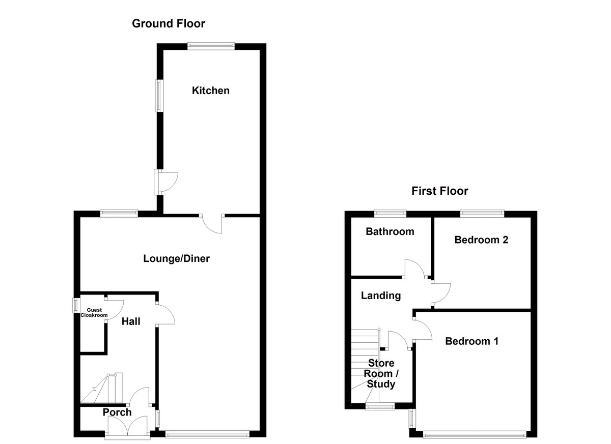 Floorplan for Park Lane, Bonehill