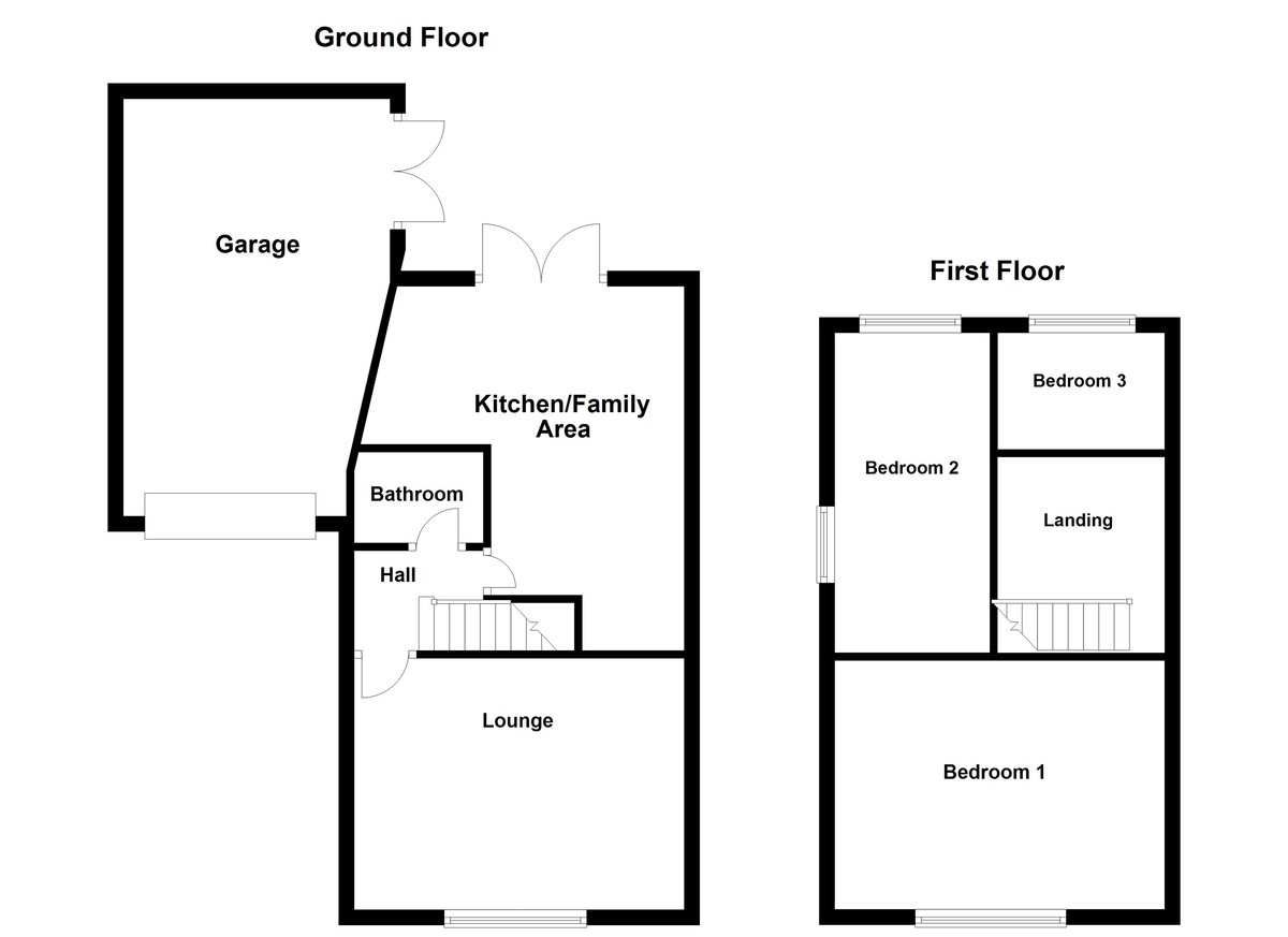 Floorplan for Hanbury Road, Amington