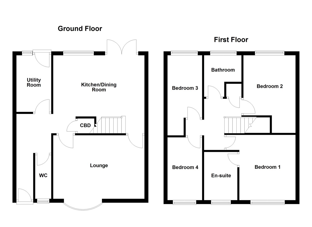 Floorplan for Cheviot, Wilnecote
