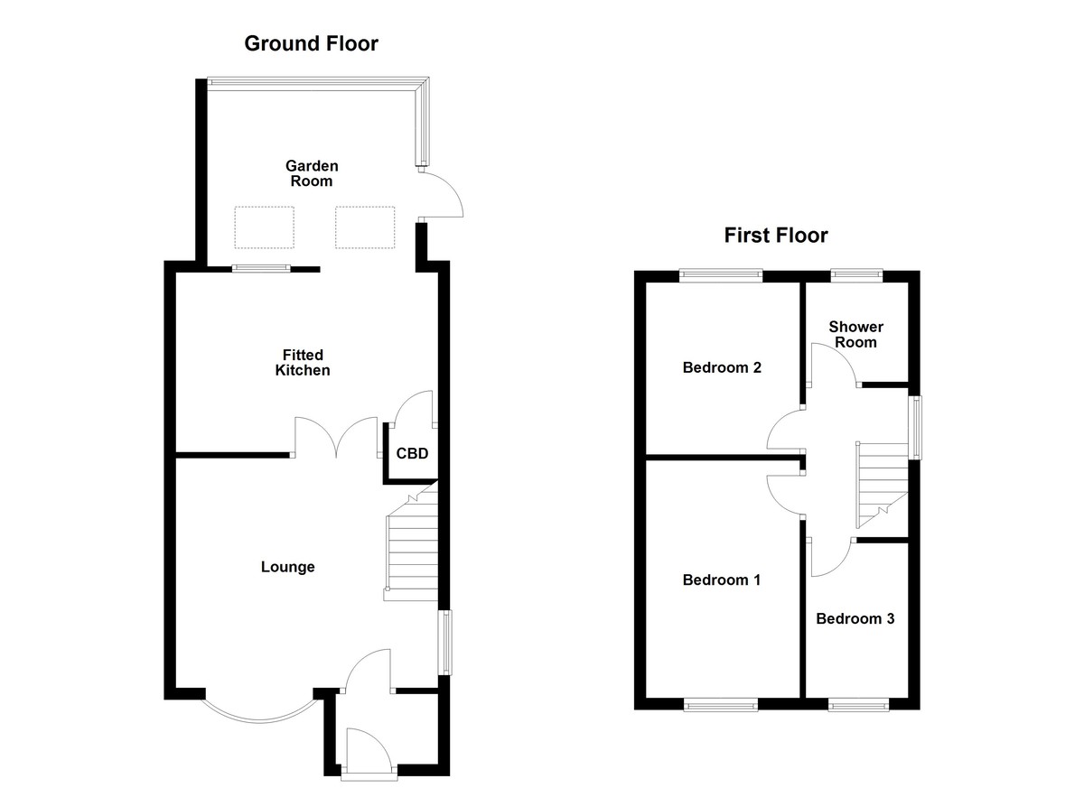 Floorplan for Chaytor Road, Polesworth