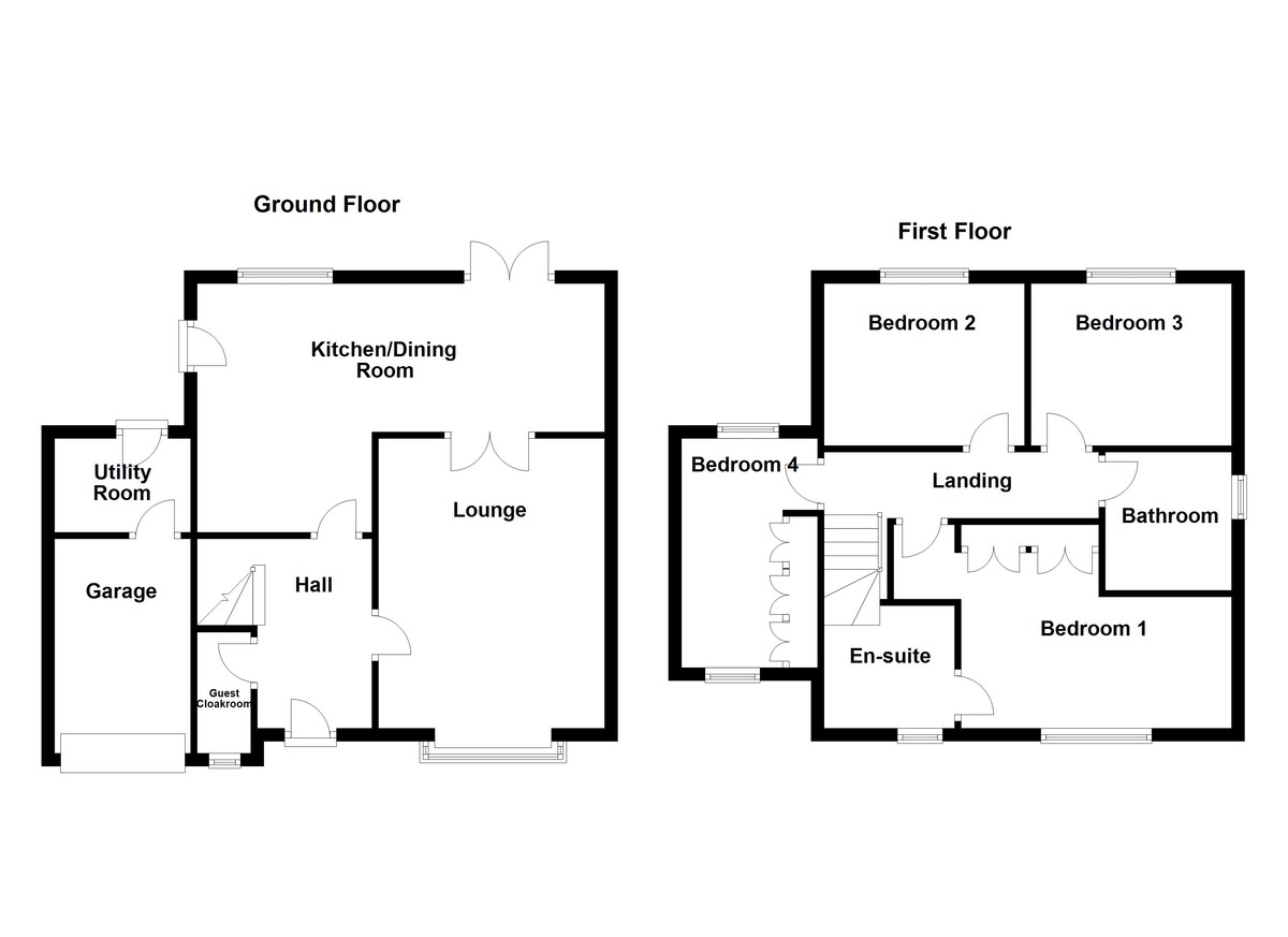Floorplan for Woodhurst Close, Amington