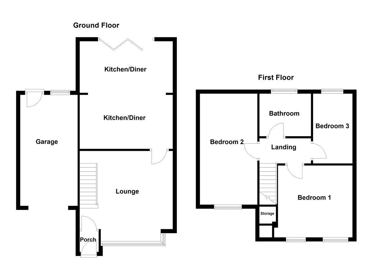 Floorplan for Glascote, Tamworth