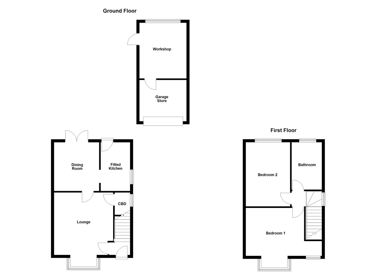 Floorplan for Barcliffe Avenue, Glascote