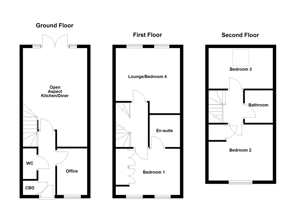 Floorplan for Lychgate Close, Glascote
