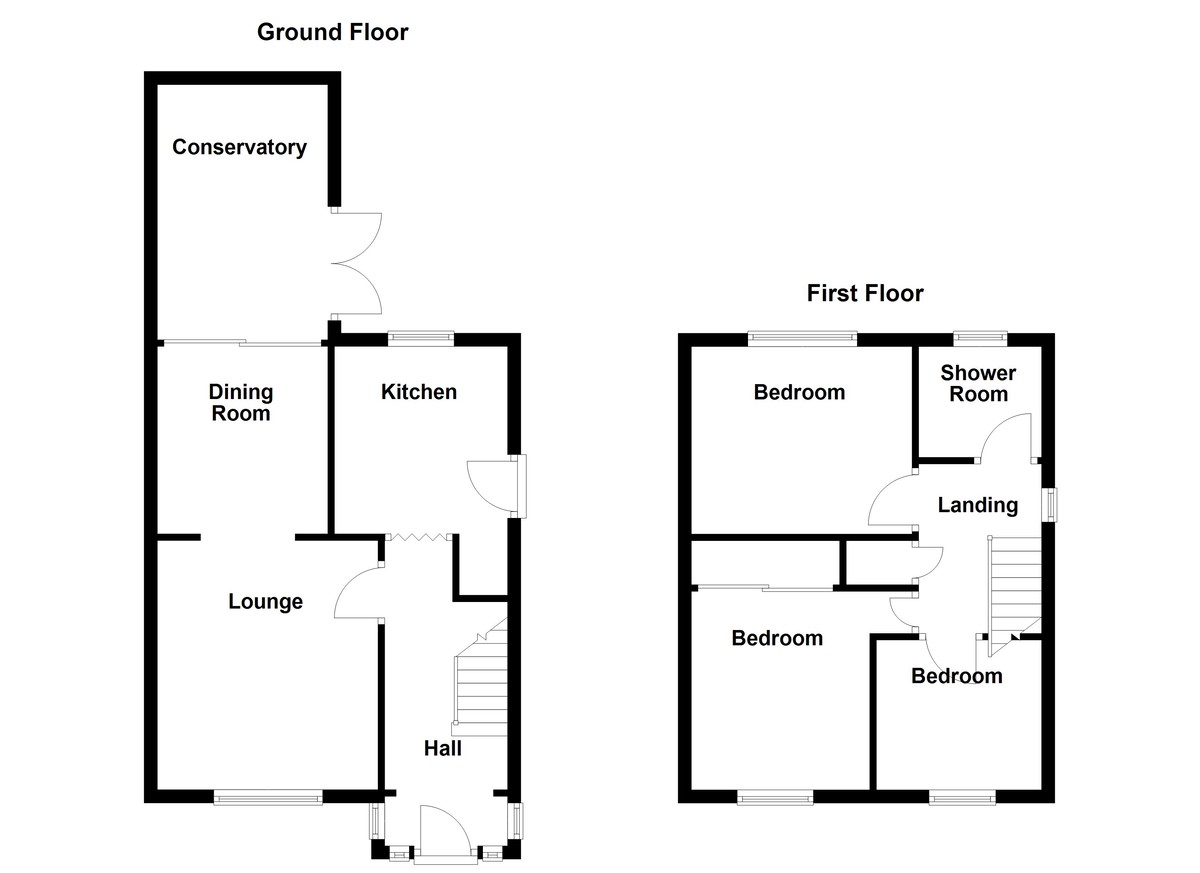 Floorplan for Oldcroft, Oakengates