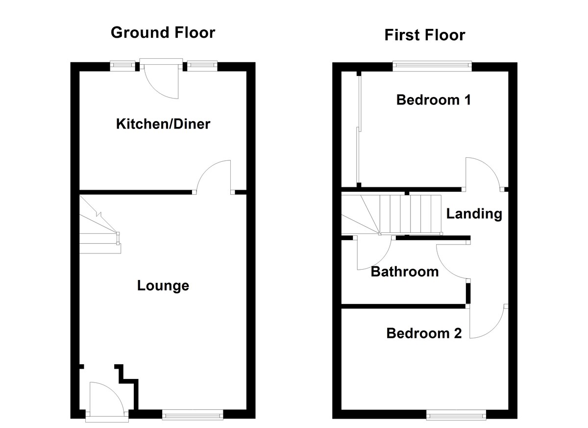 Floorplan for The Firs, Kingsbury, Tamworth