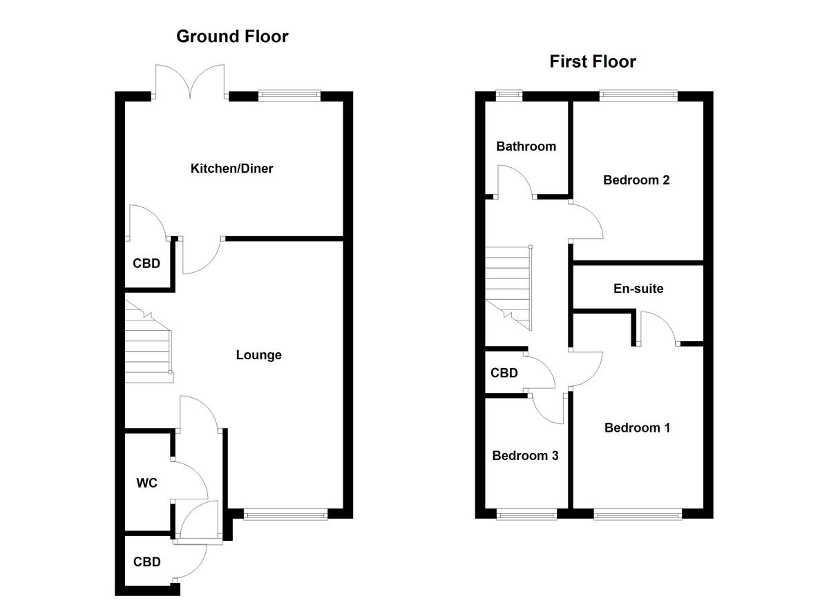 Floorplan for Lychgate Close, Glascote