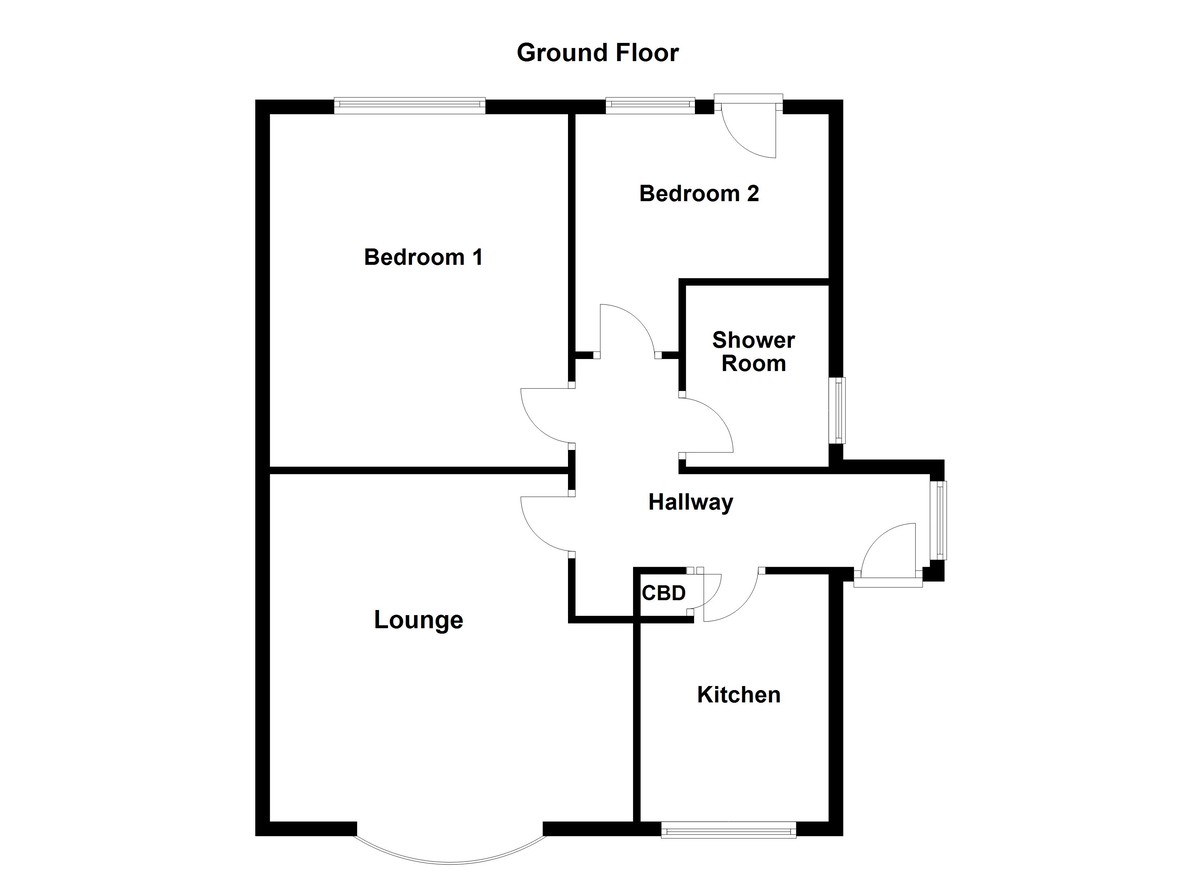 Floorplan for Odiham Close, Tamworth