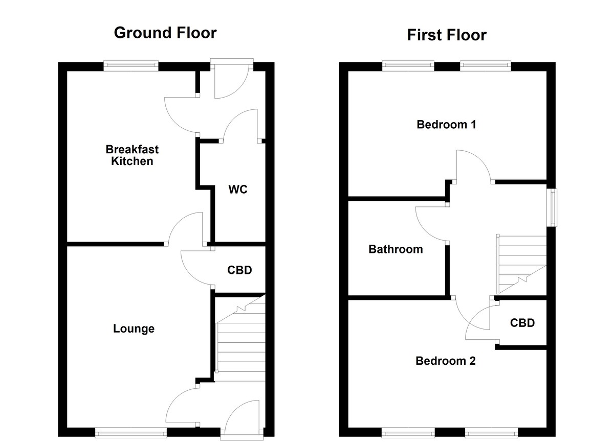 Floorplan for Blackberry Way, Wilnecote