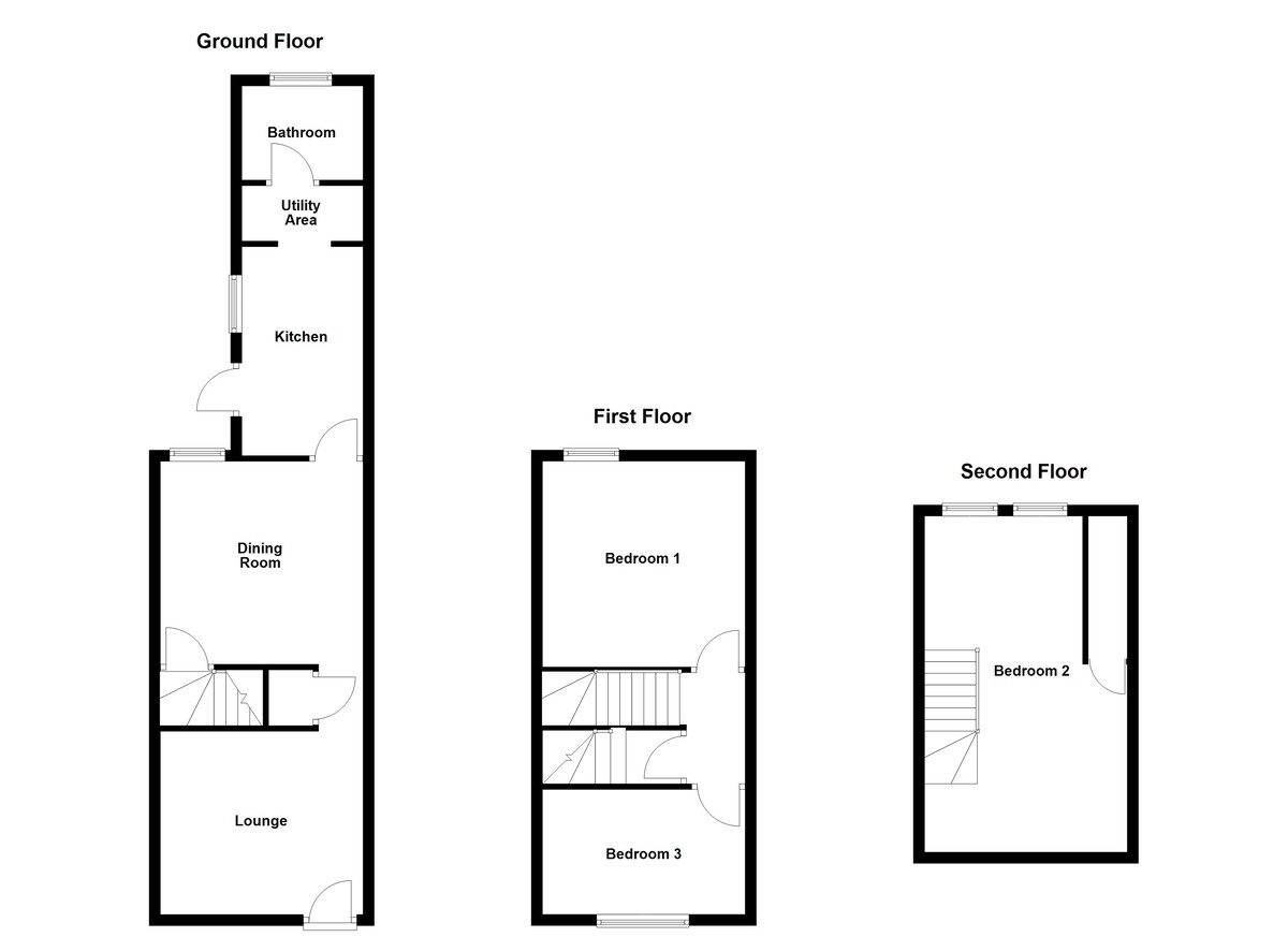 Floorplan for Thomas Street, Glascote
