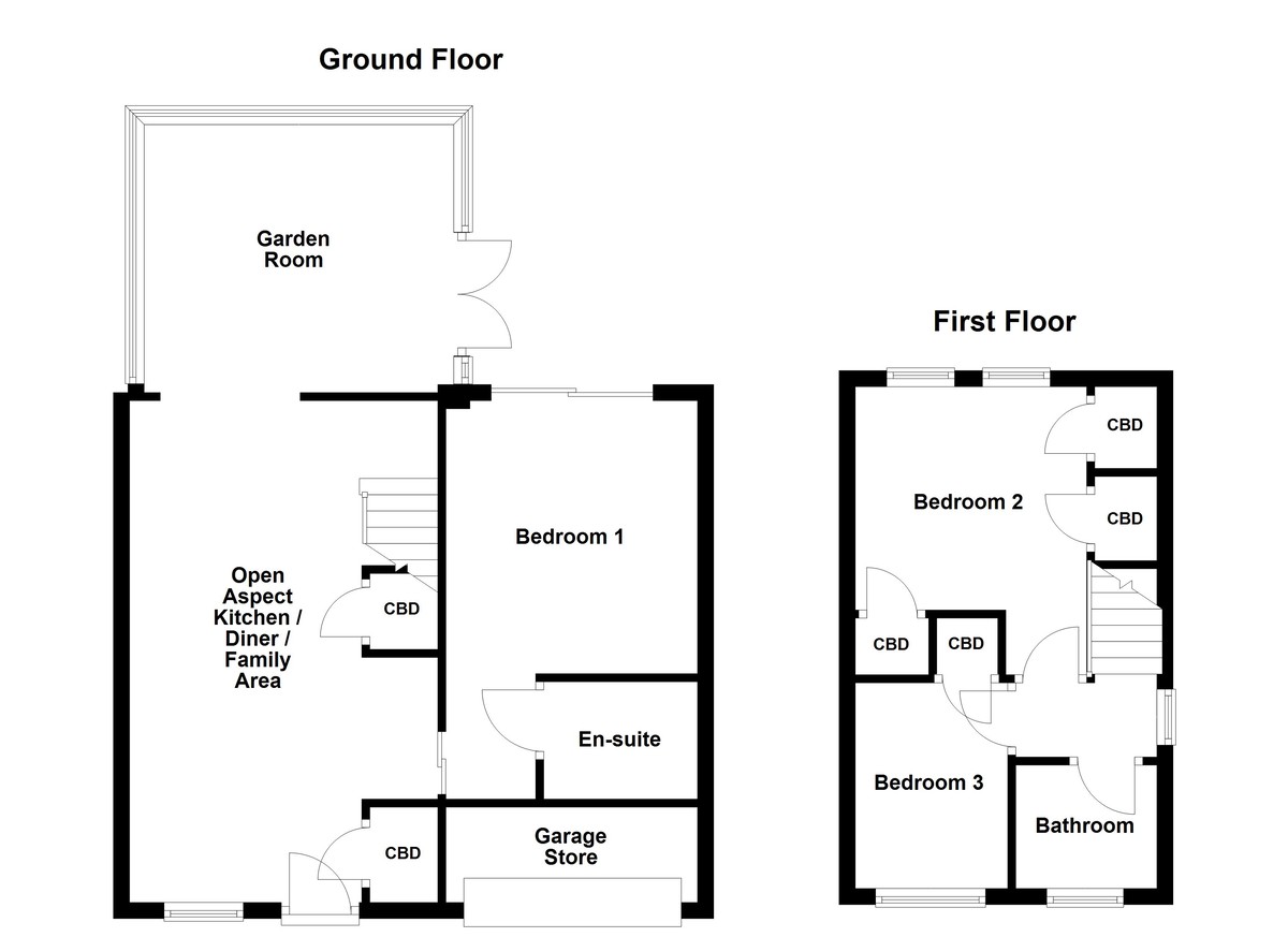 Floorplan for Goldsborough, Wilnecote