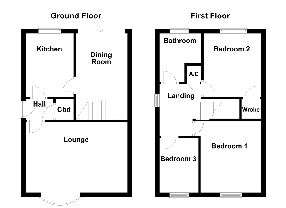 Floorplan for Hesleden, Wilnecote
