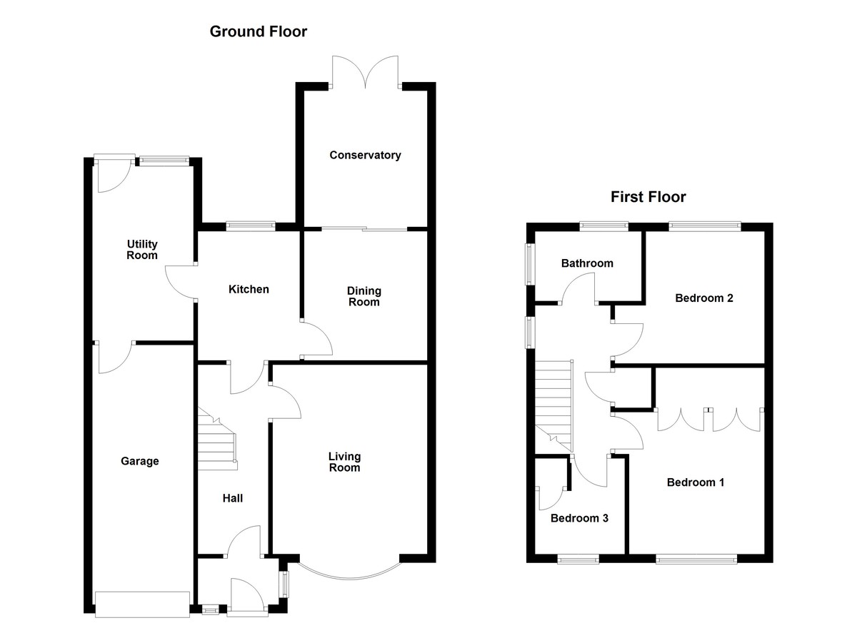 Floorplan for Danelagh Close, Coton Green