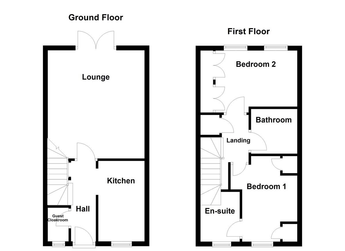 Floorplan for Meadow Way, Tamworth