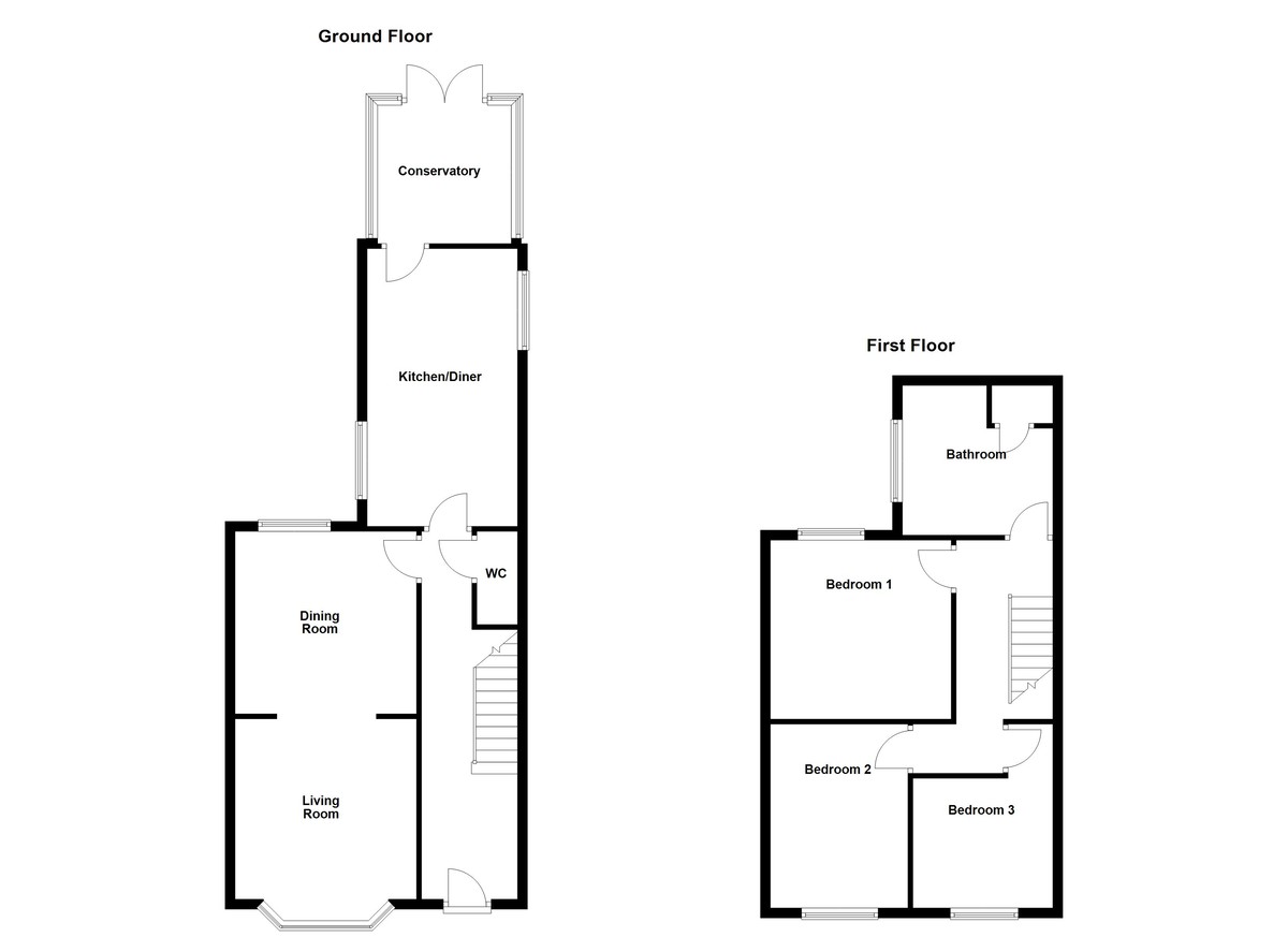 Floorplan for Station Road, Polesworth