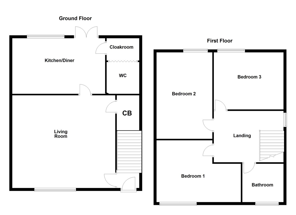 Floorplan for Moor Street, Tamworth