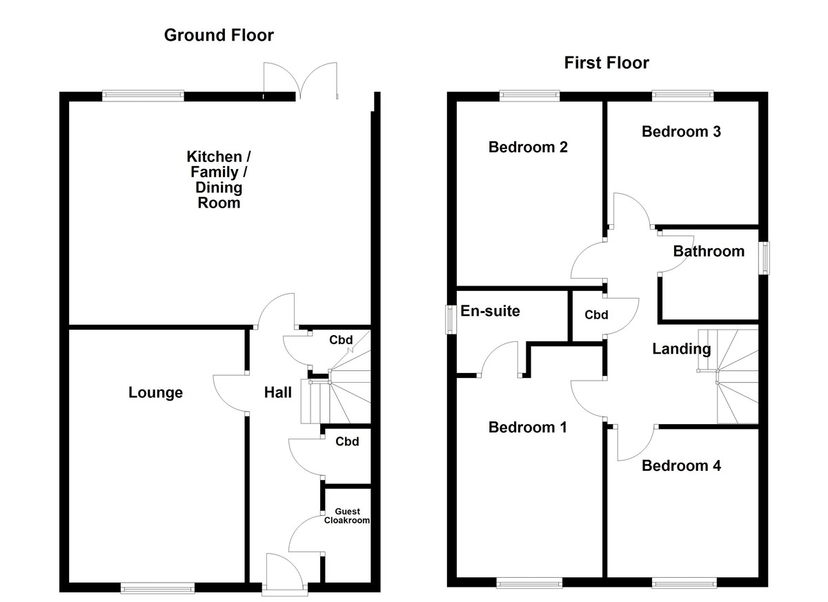 Floorplan for Austen Drive, Tamworth