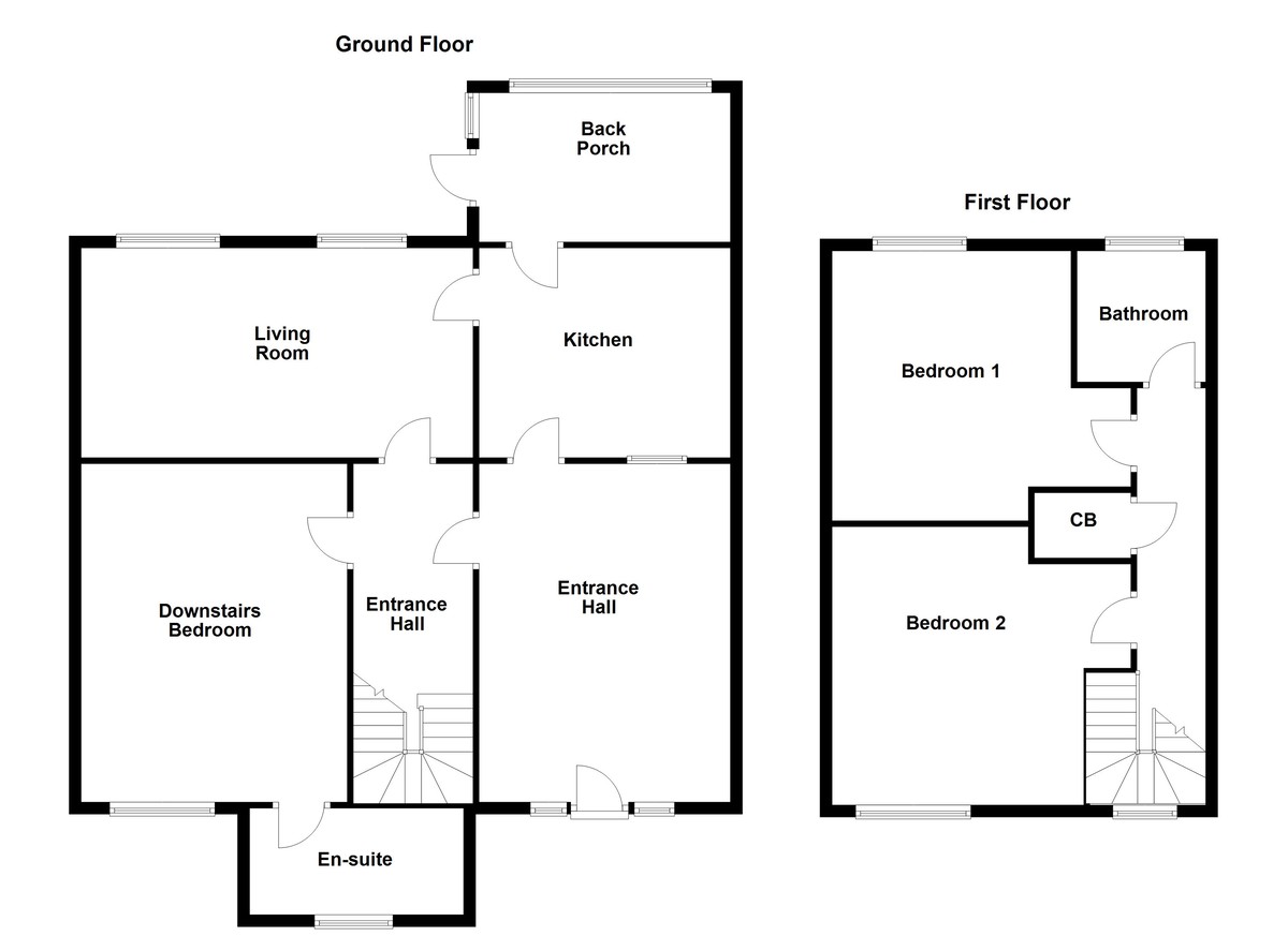 Floorplan for Mile Oak, Tamworth