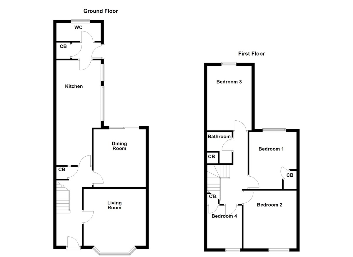 Floorplan for Victoria Road, Tamworth