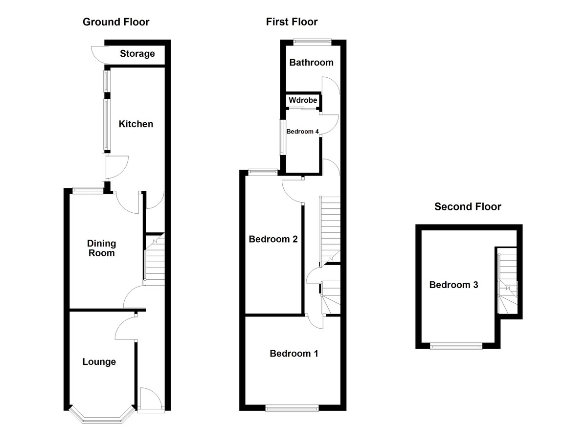 Floorplan for Wigginton Road, Tamworth