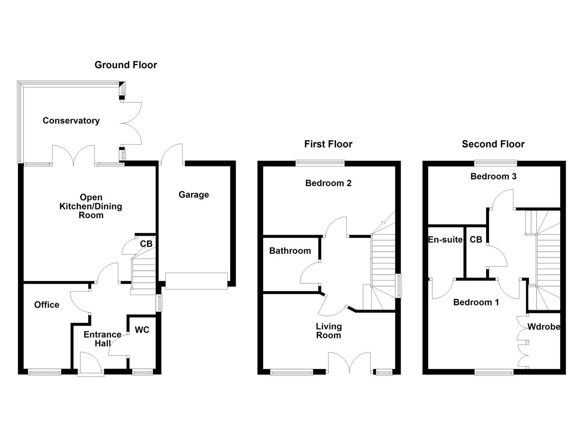 Floorplan for Barlow Avenue, Tamworth
