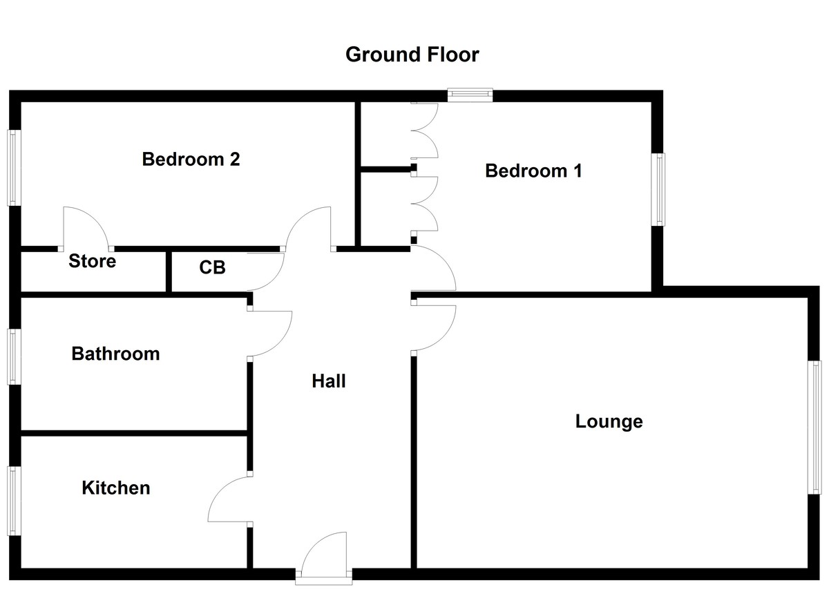 Floorplan for The Laurels, Fazeley, Tamworth