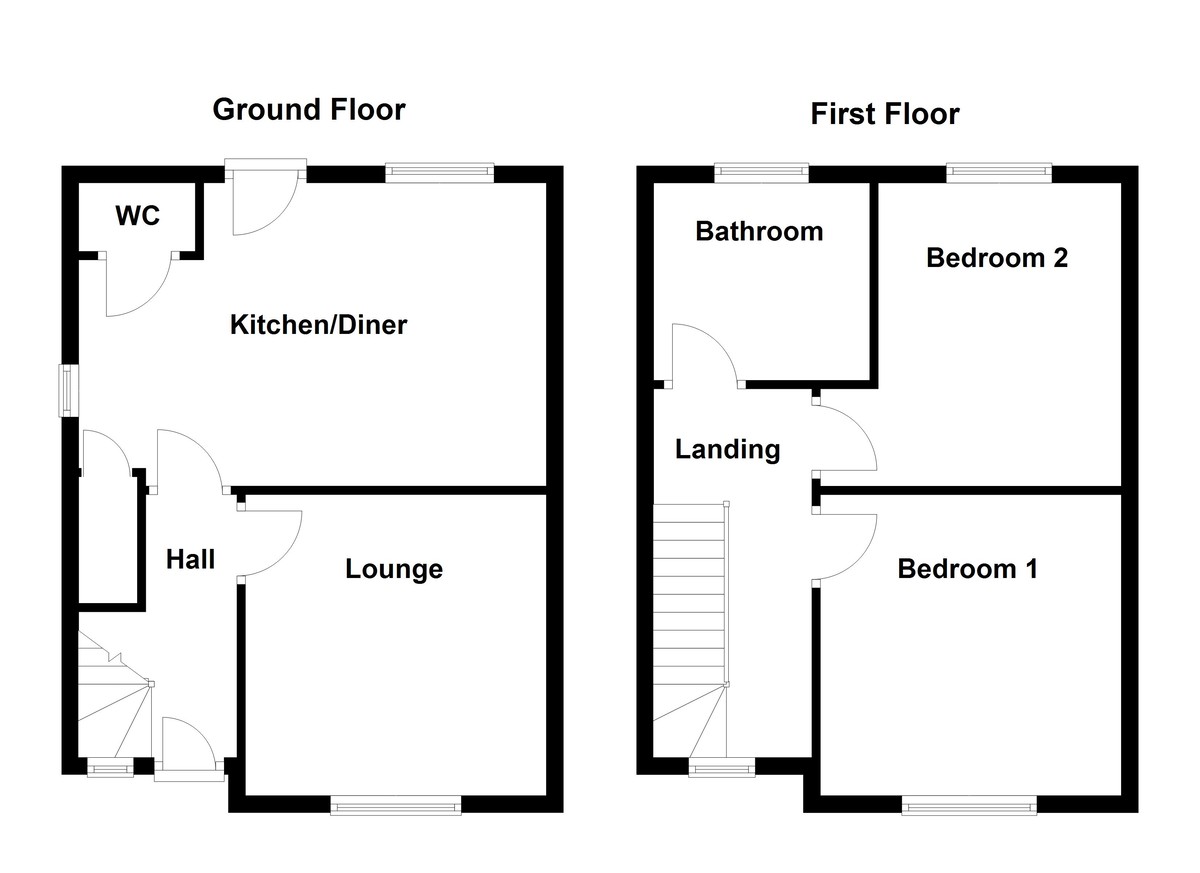 Floorplan for Shelton Street, Wilnecote, Tamworth
