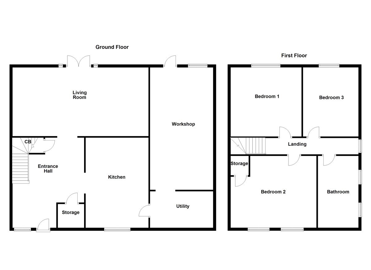 Floorplan for Hayworth Close, Tamworth