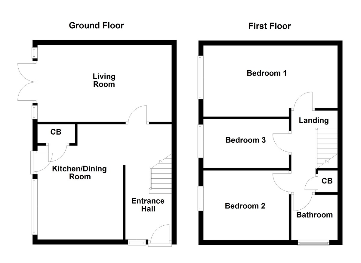 Floorplan for Camhouses, Wilnecote