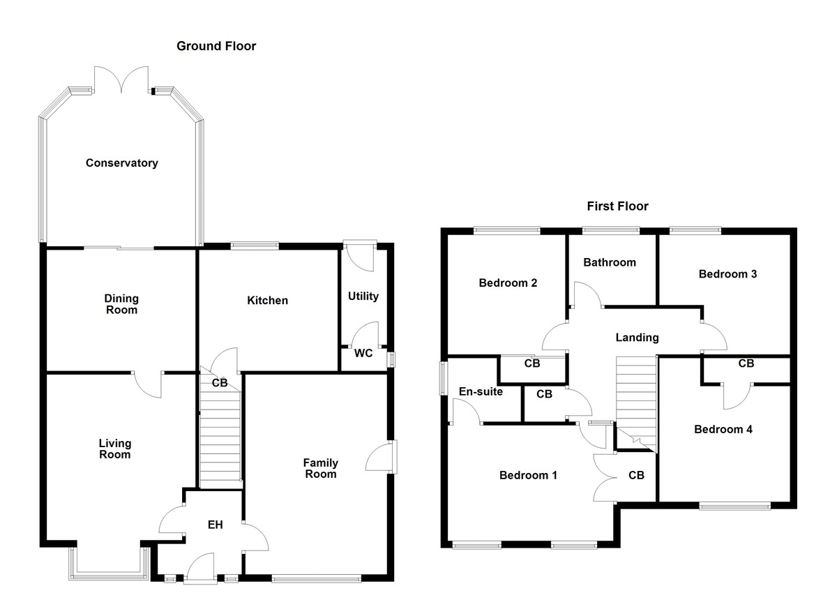 Floorplan for Dosthill, Tamworth, Staffordshire