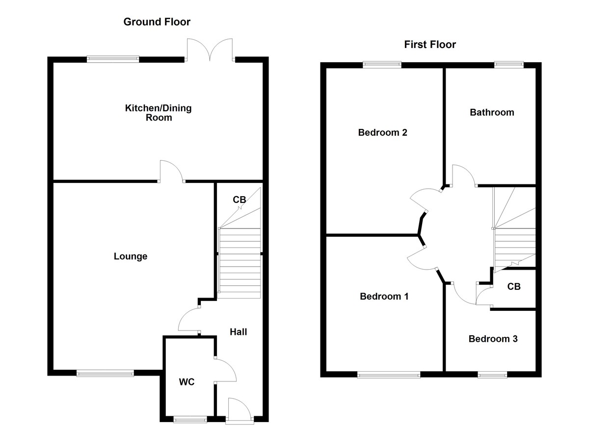 Floorplan for Wilnecote, Tamworth