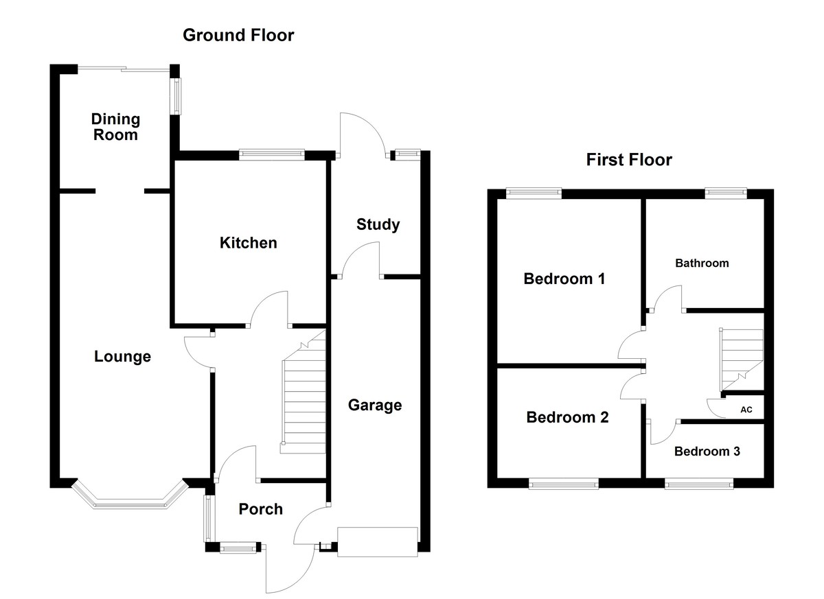 Floorplan for Jowett, Tamworth