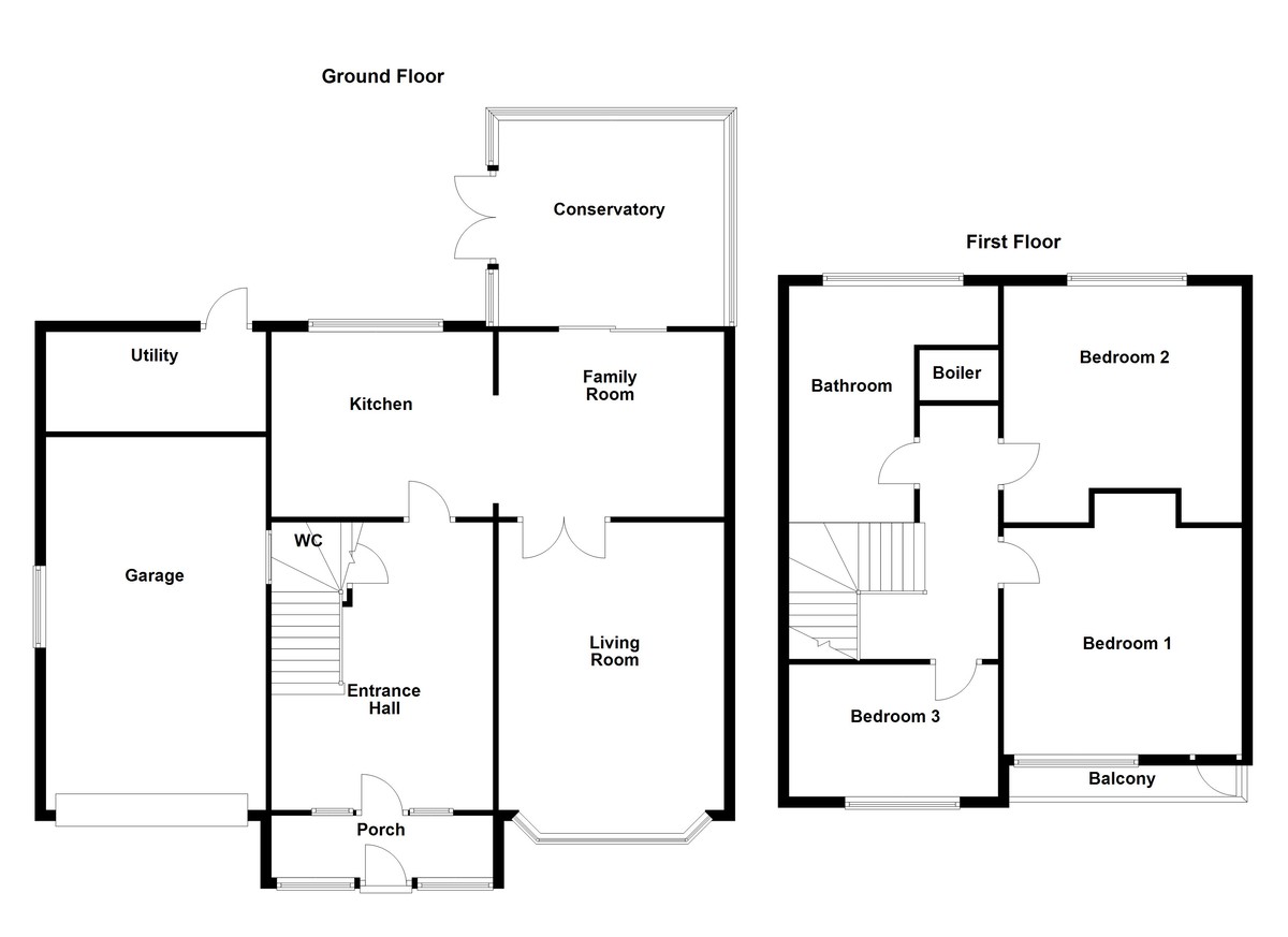 Floorplan for Bonehill, Tamworth