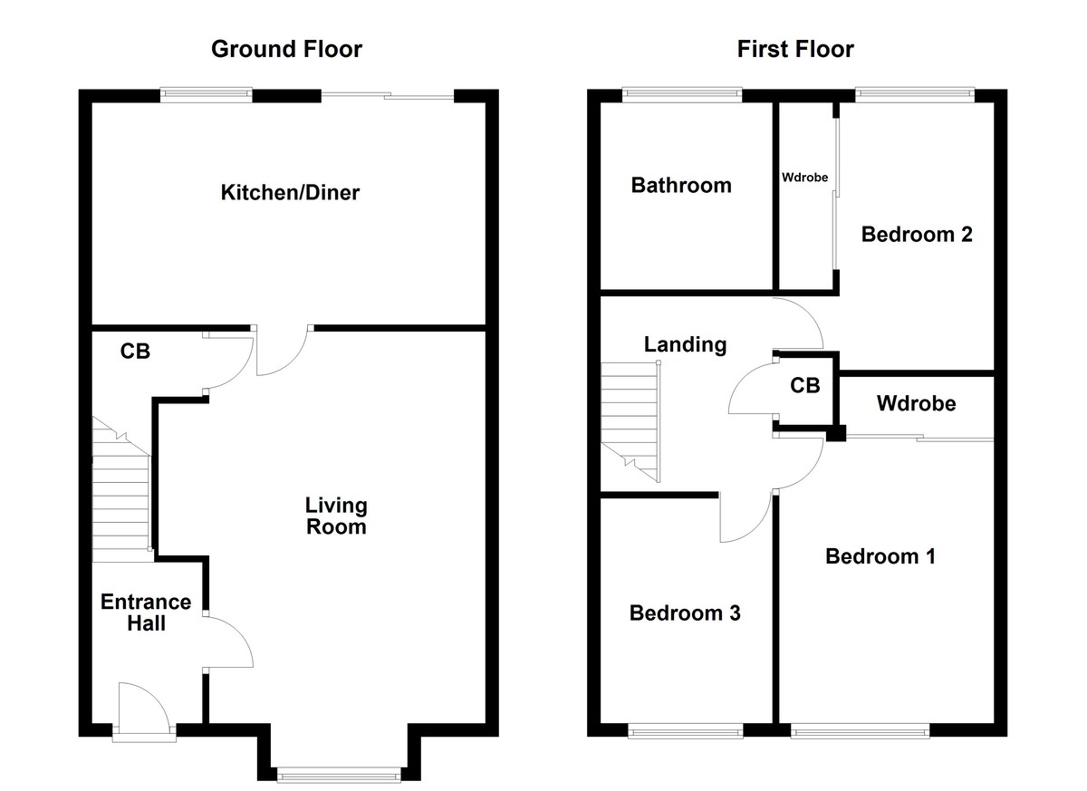 Floorplan for Wilnecote, Tamworth
