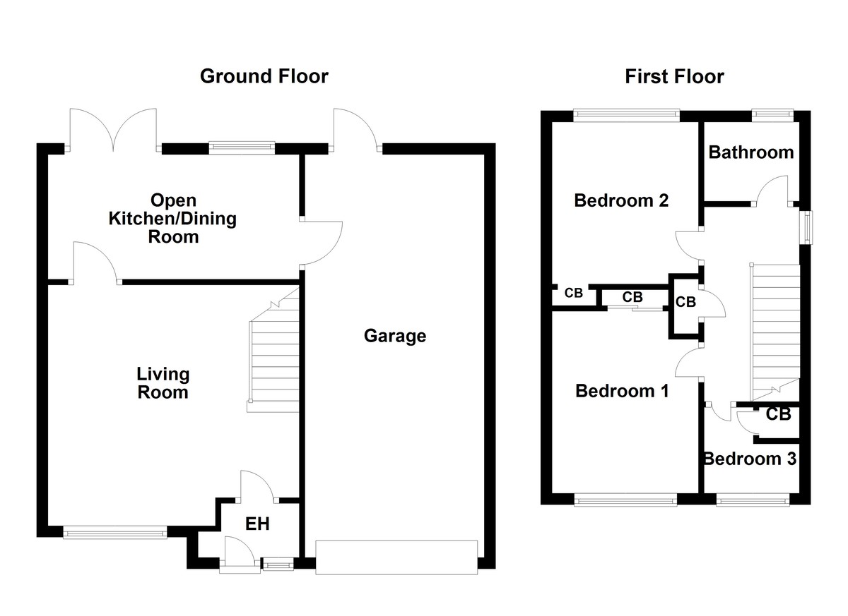 Floorplan for Perry Crofts, Tamworth
