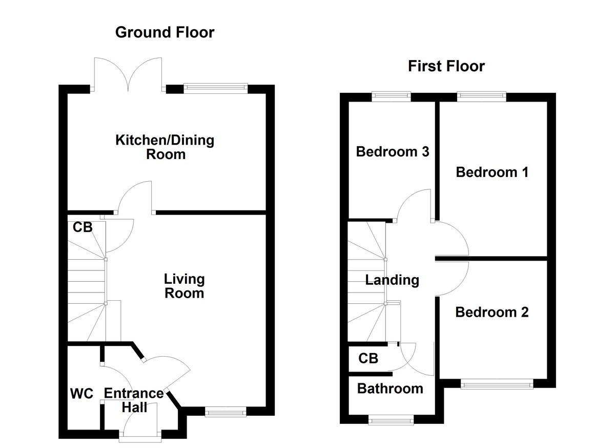 Floorplan for Rosings Drive, Tamworth
