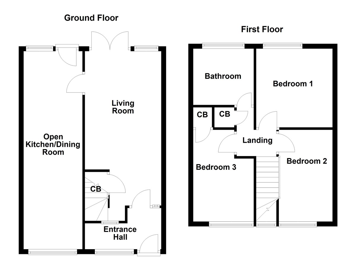 Floorplan for Fenn Street, Tamworth