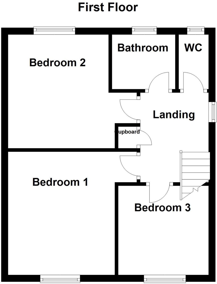 Floorplan for Norton Close, Tamworth