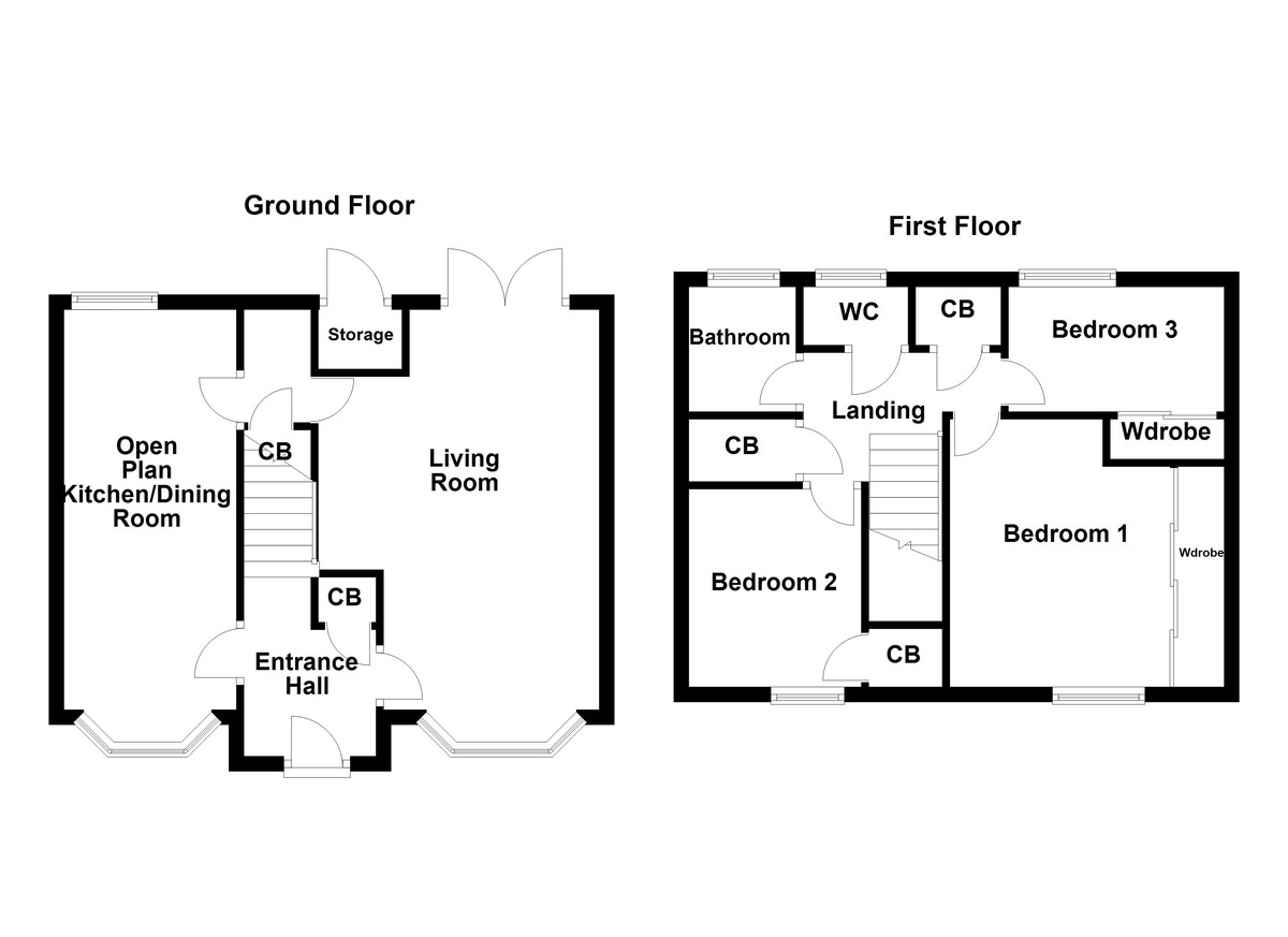 Floorplan for Trefoil, Tamworth