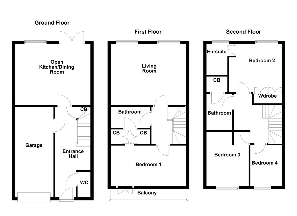 Floorplan for Fazeley, Tamworth