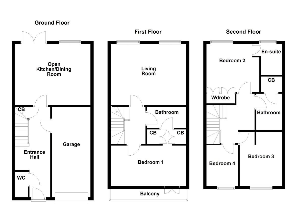 Floorplan for Fazeley, Tamworth