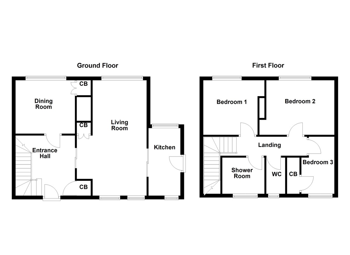Floorplan for Mile Oak, Tamworth