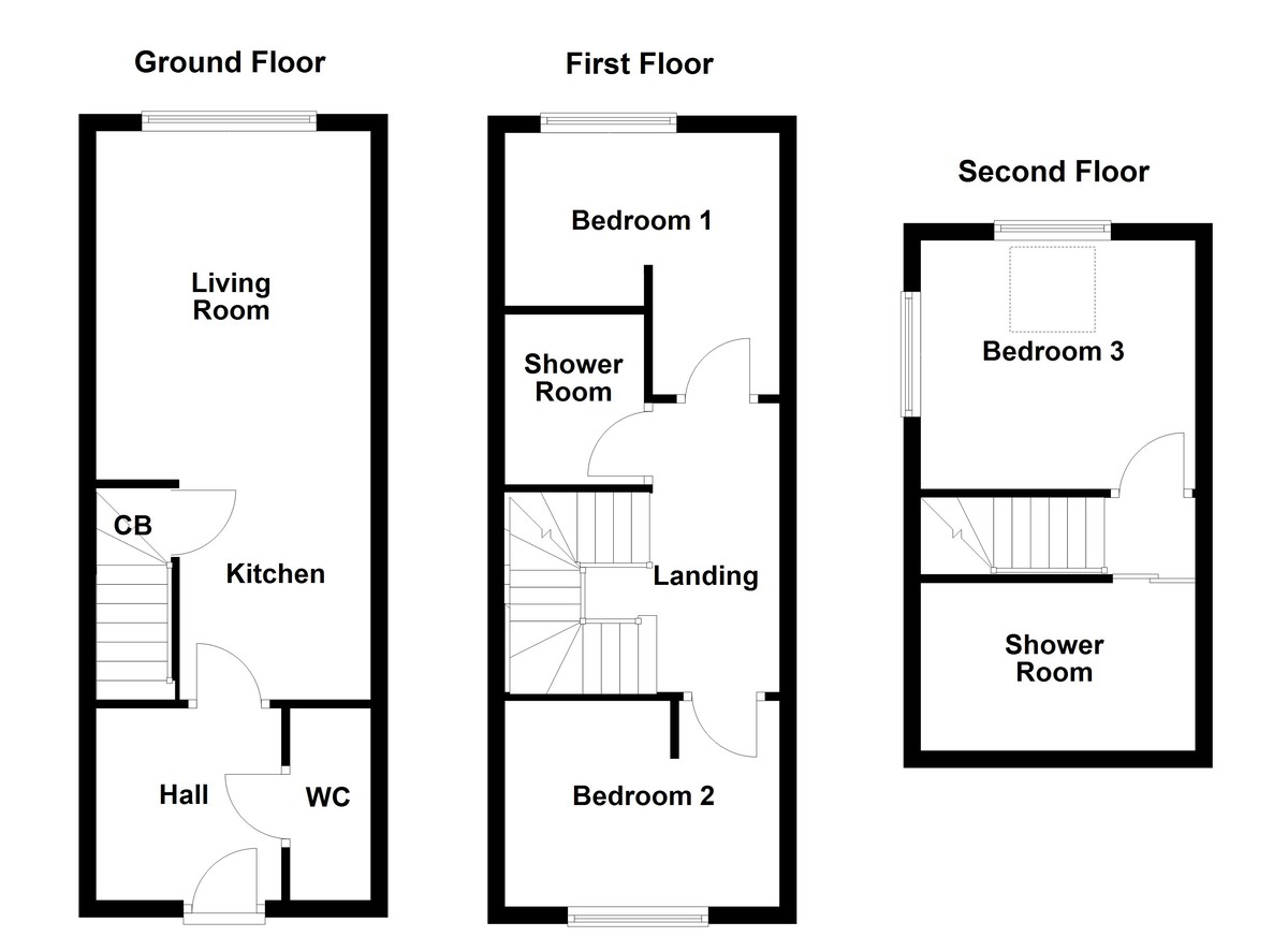 Floorplan for Fazeley, Tamworth