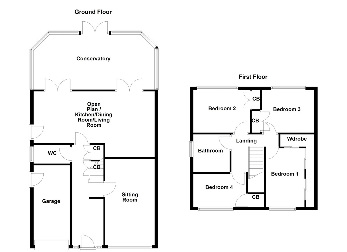 Floorplan for Dosthill, Tamworth